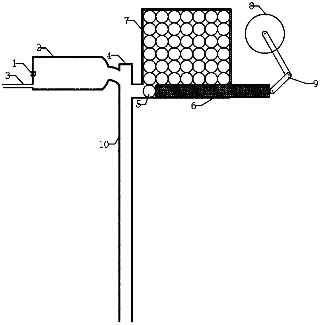 Foldable device and dibbling and seeding unmanned aerial vehicle comprising same