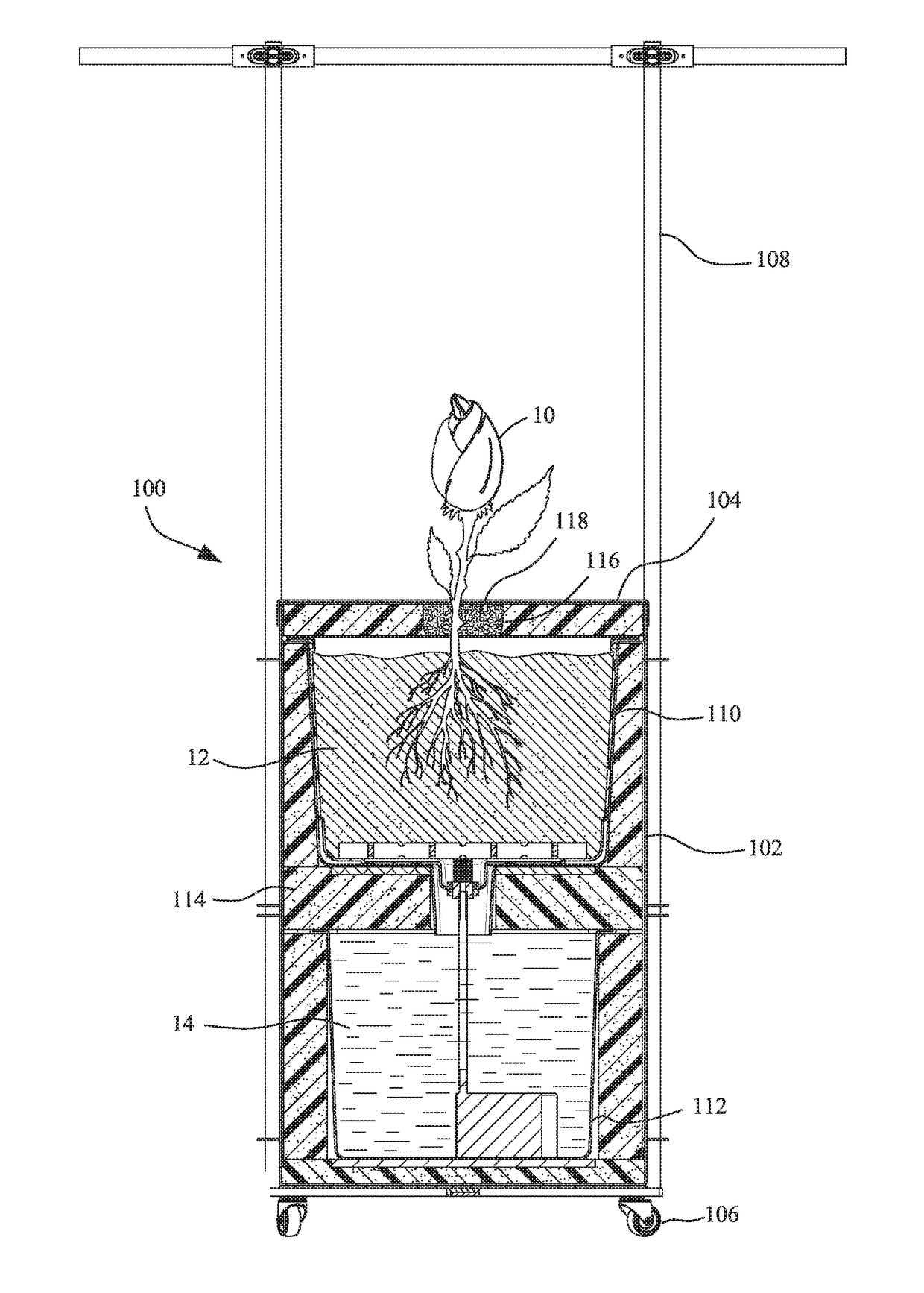 Device for promoting root function in industrial farming