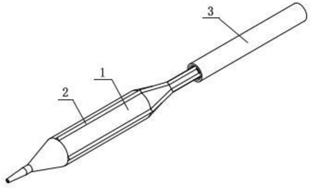 Repair balloon for treating thrombus and calcification lesions