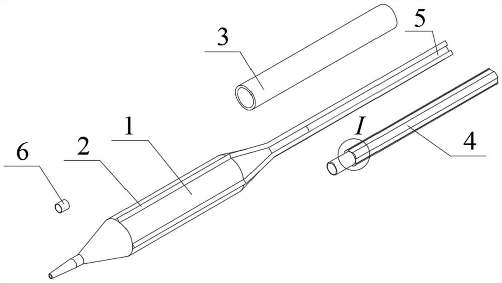 Repair balloon for treating thrombus and calcification lesions