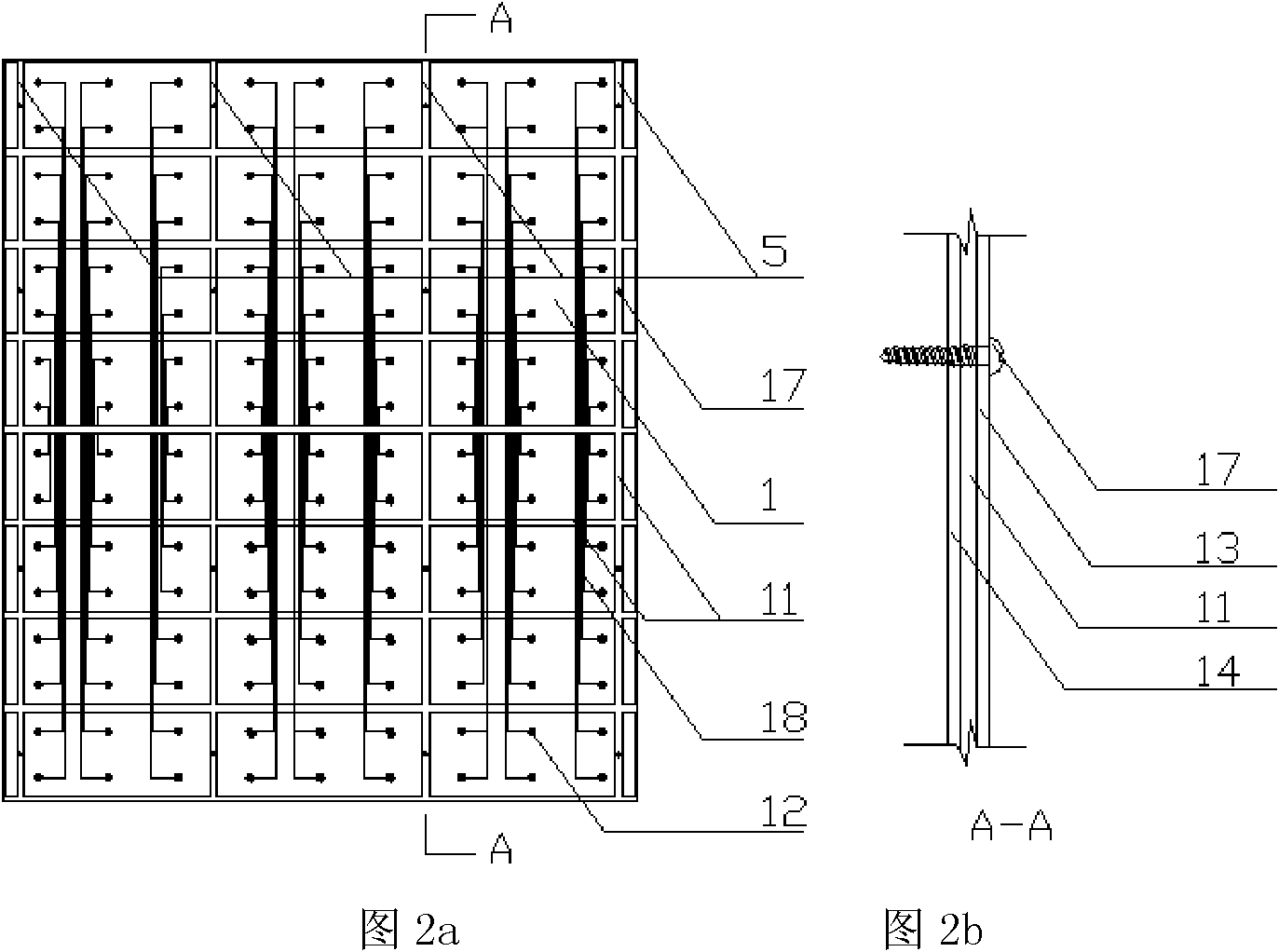 Pitching direction-rotating heliostat model for wind tunnel test