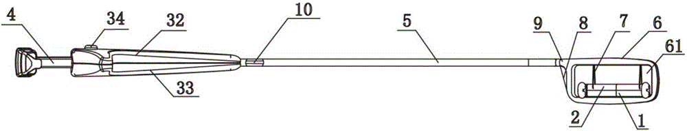 Auricle clamp conveying system