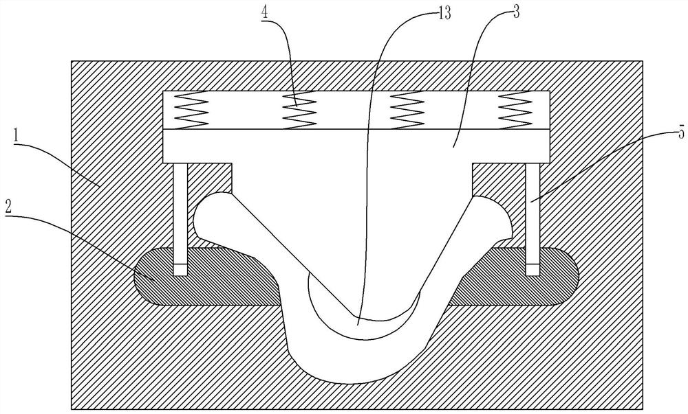 High-strength two-axle swing arm forging process