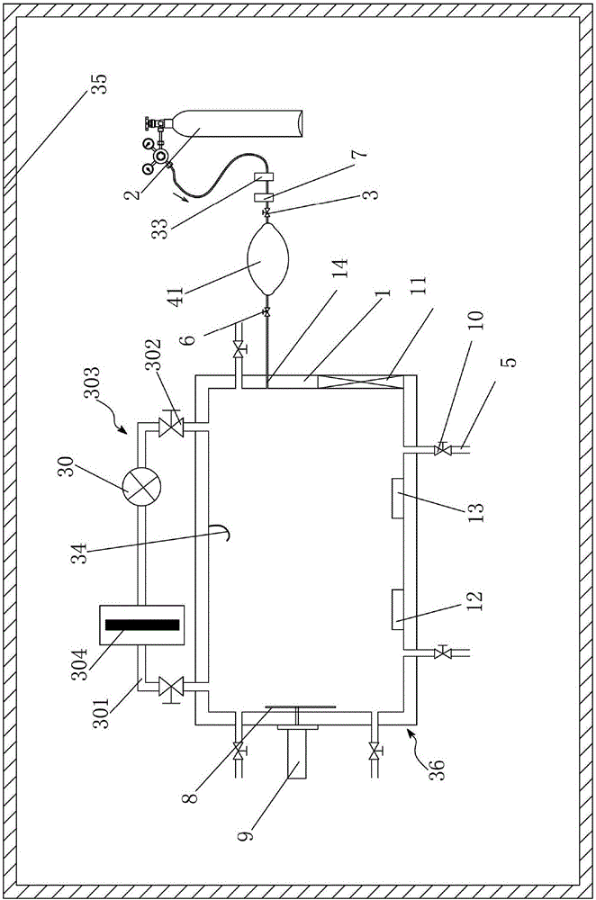 Testing device for odors, VOC and floating harmful substances