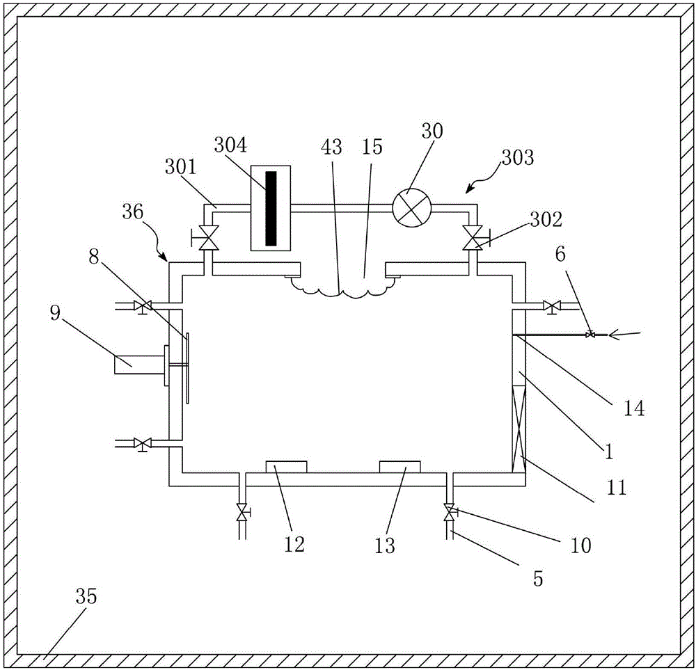 Testing device for odors, VOC and floating harmful substances