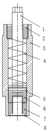 Double-headed bolt assembling and disassembling tool