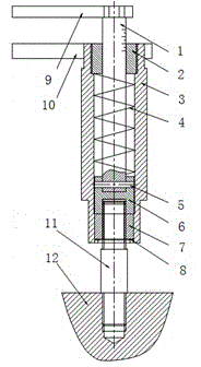 Double-headed bolt assembling and disassembling tool