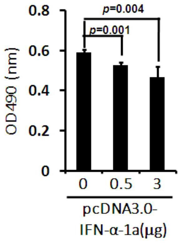 Use of interferon alpha-1a in the preparation of medicines for treating cancer