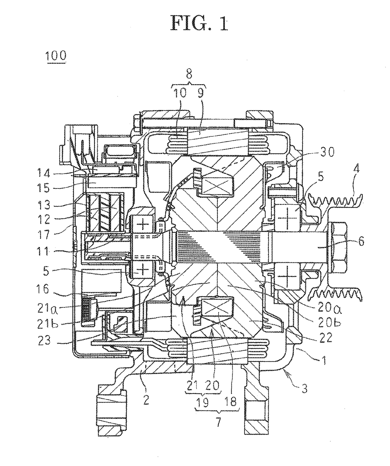 Automotive rotary electric machine