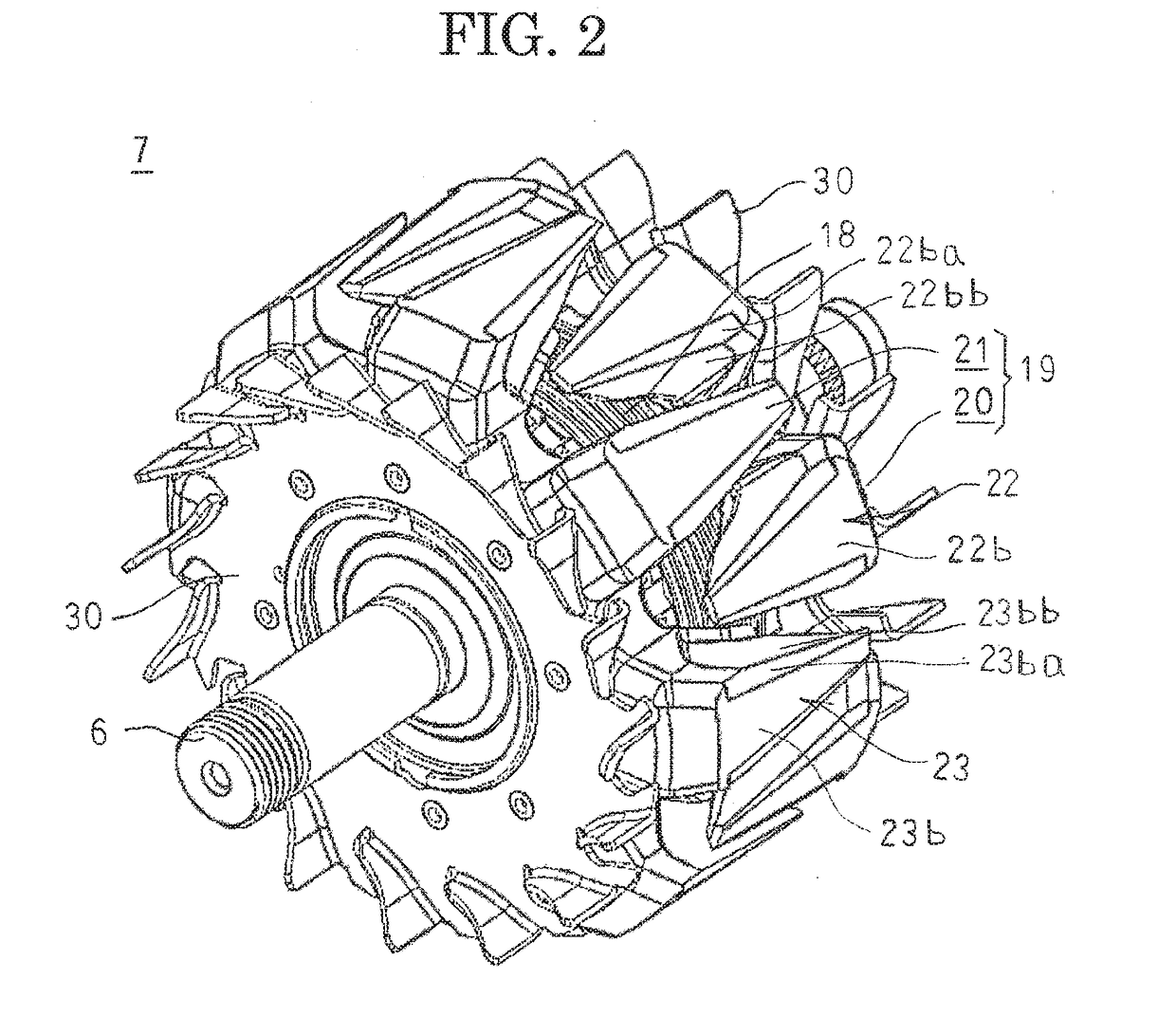 Automotive rotary electric machine