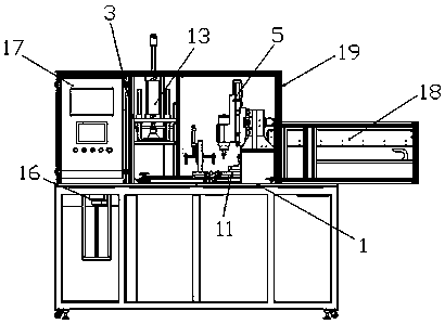 Automatic punching, engraving and milling machine