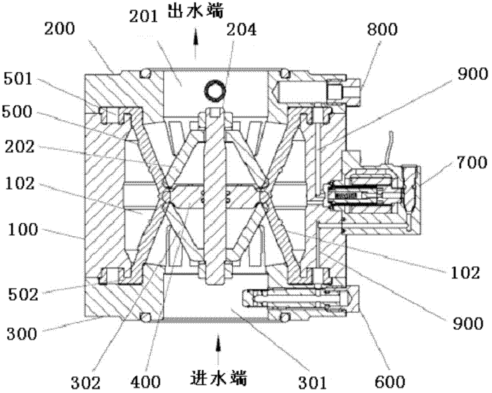 Energy-saving multifunctional clamping pipe control valve