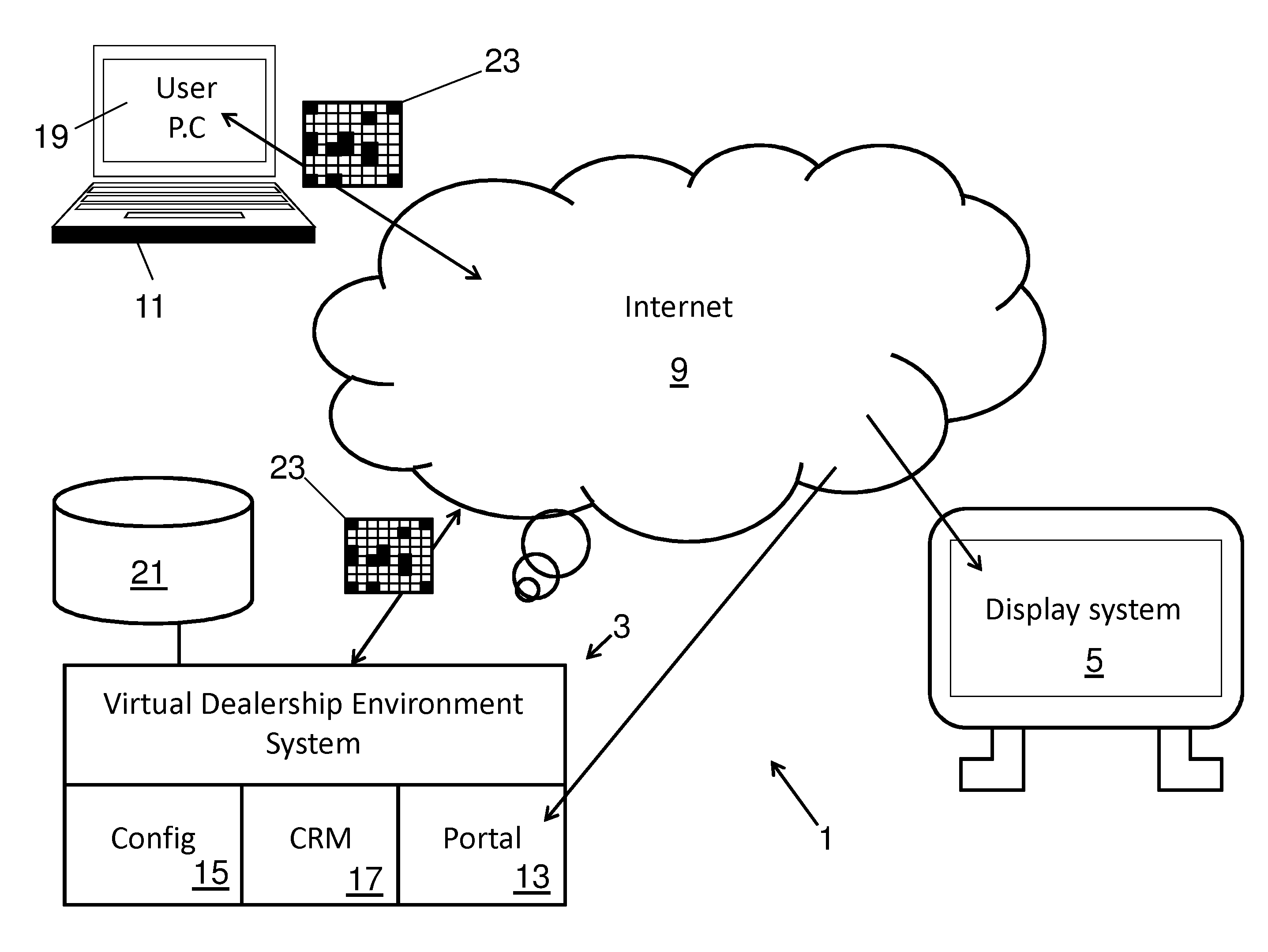 Method of interacting with a simulated object