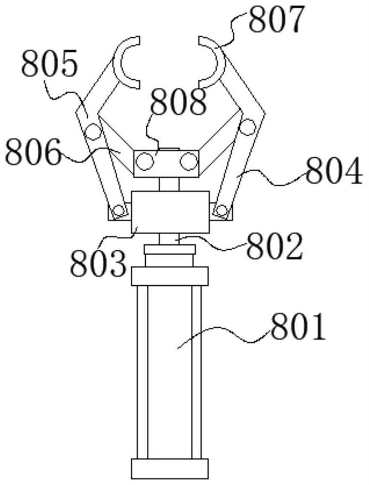 Power telegraph pole erecting device