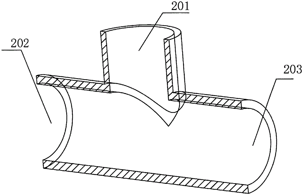 Gas divider/combiner with noise reduction function for compressor unit refrigeration system