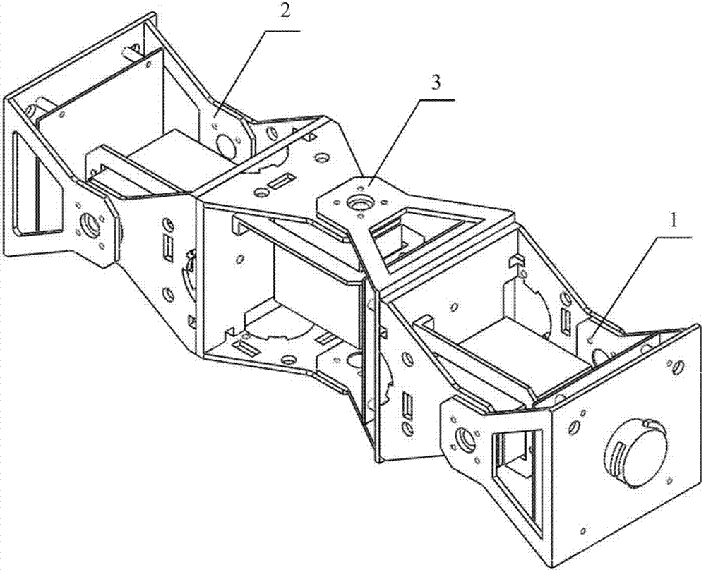 Modular self-reconfigurable robot and method for controlling deformation thereof