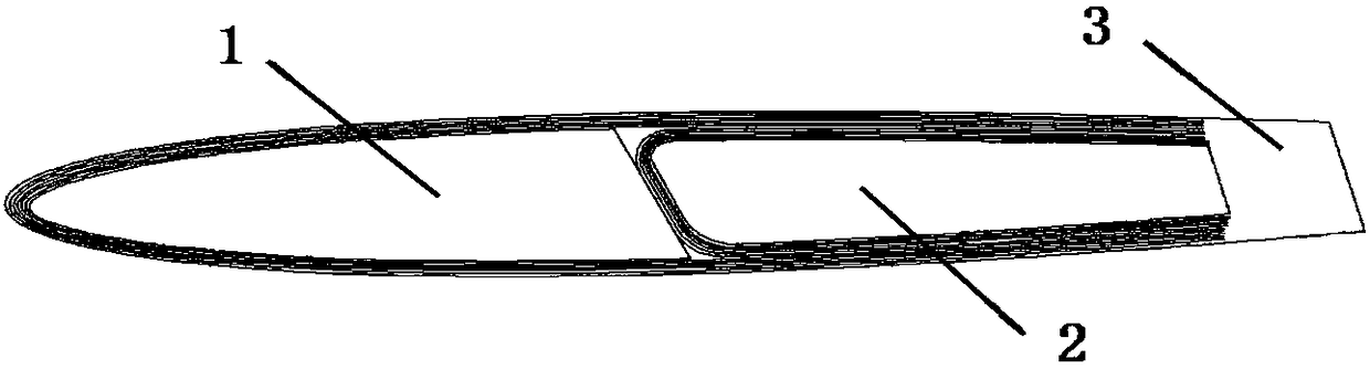 A method for forming an integrally formed airfoil structure