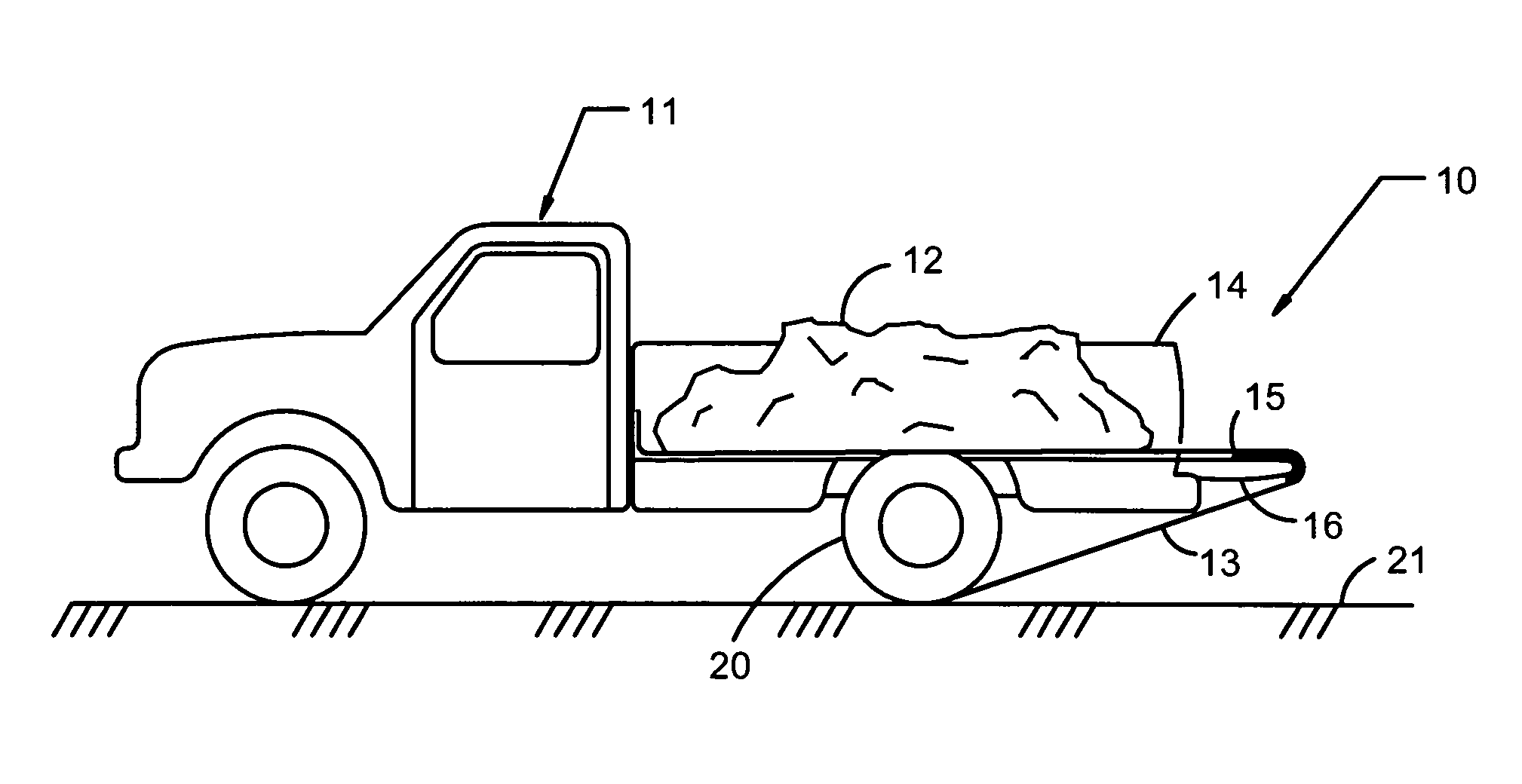 Cargo unloading apparatus and method