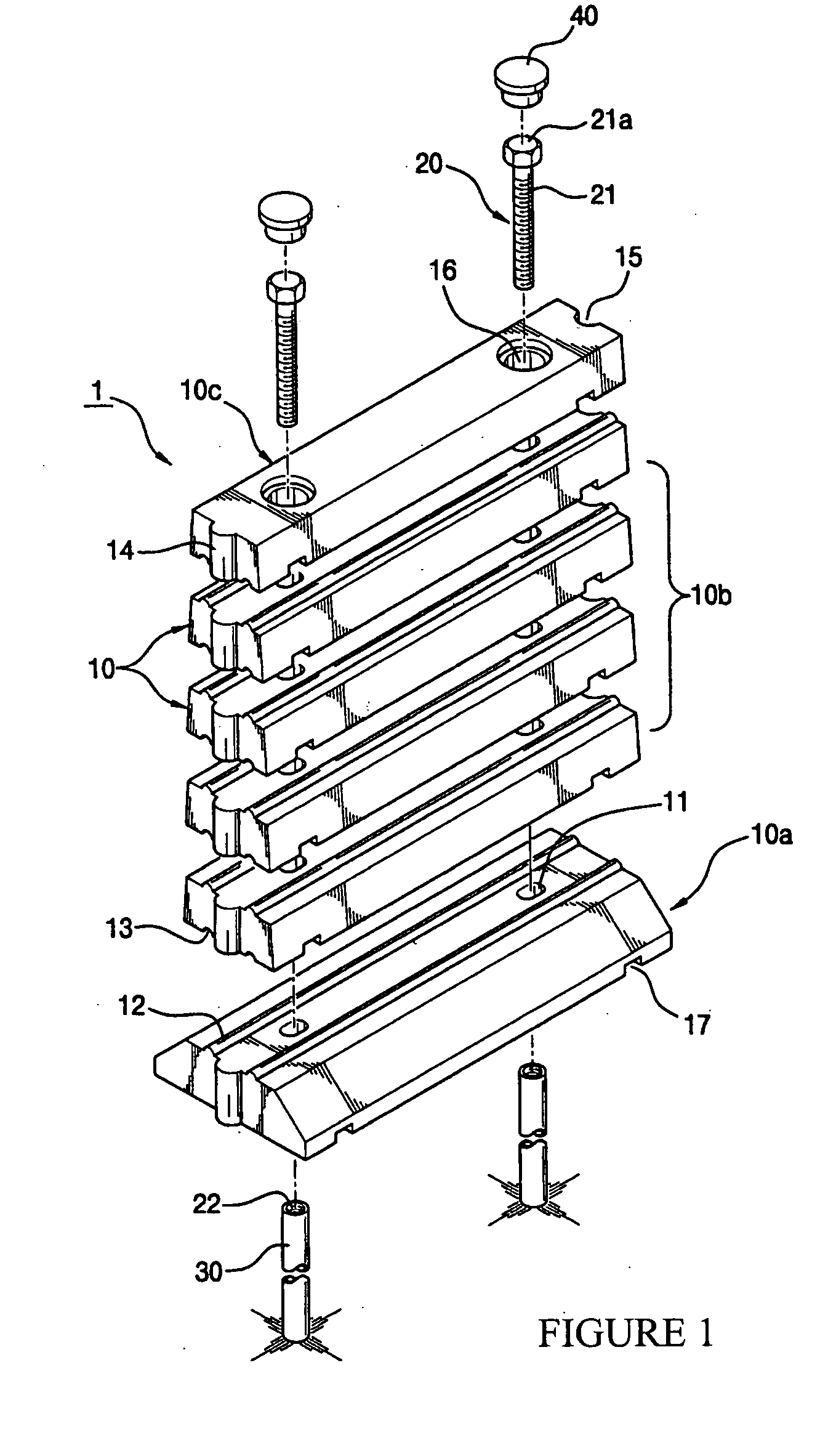 Prefabricated road median wall