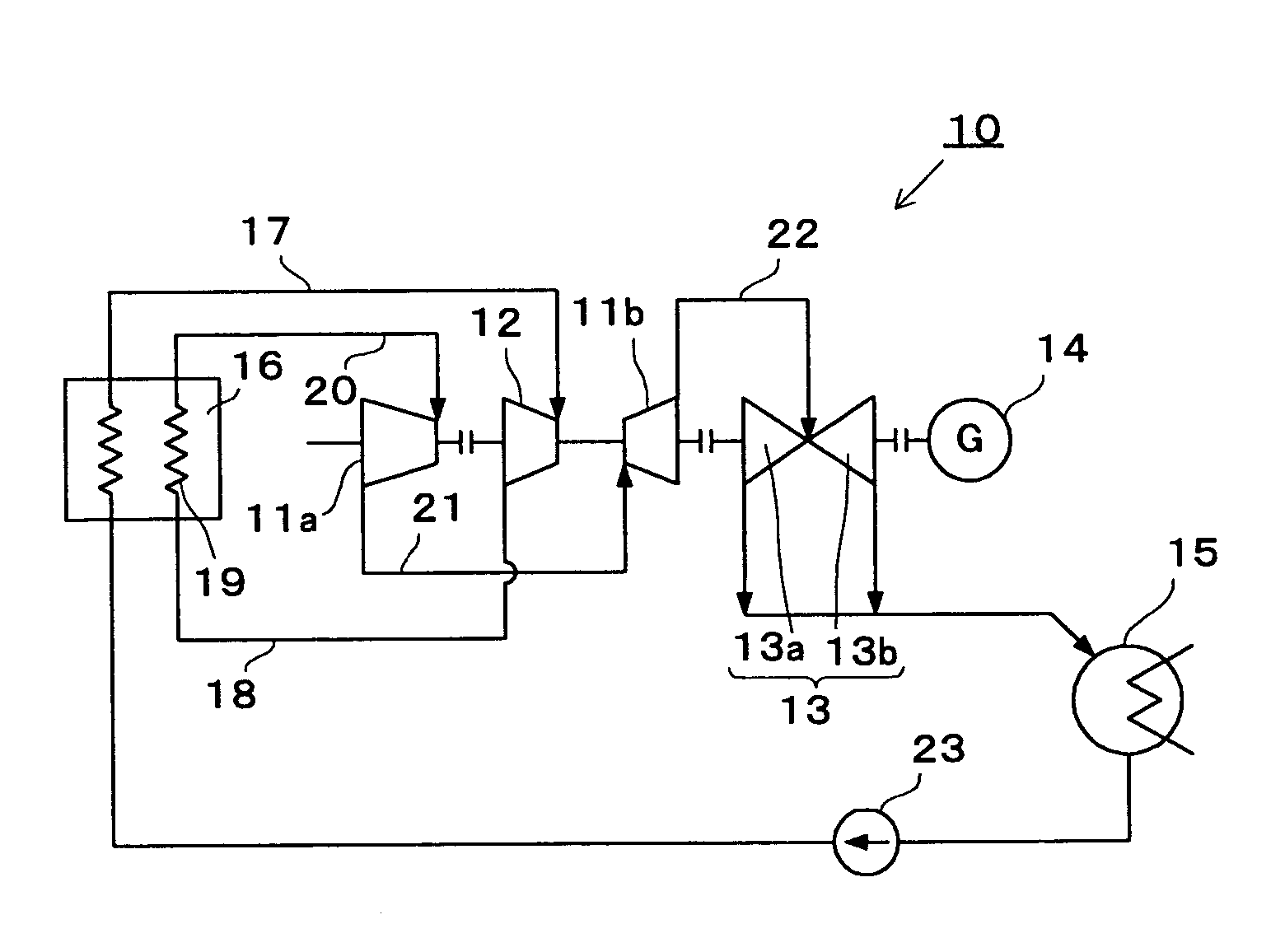 Steam turbine power plant