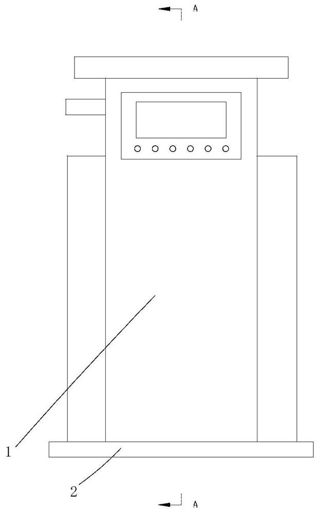 New energy automobile charging pile with good heat dissipation function