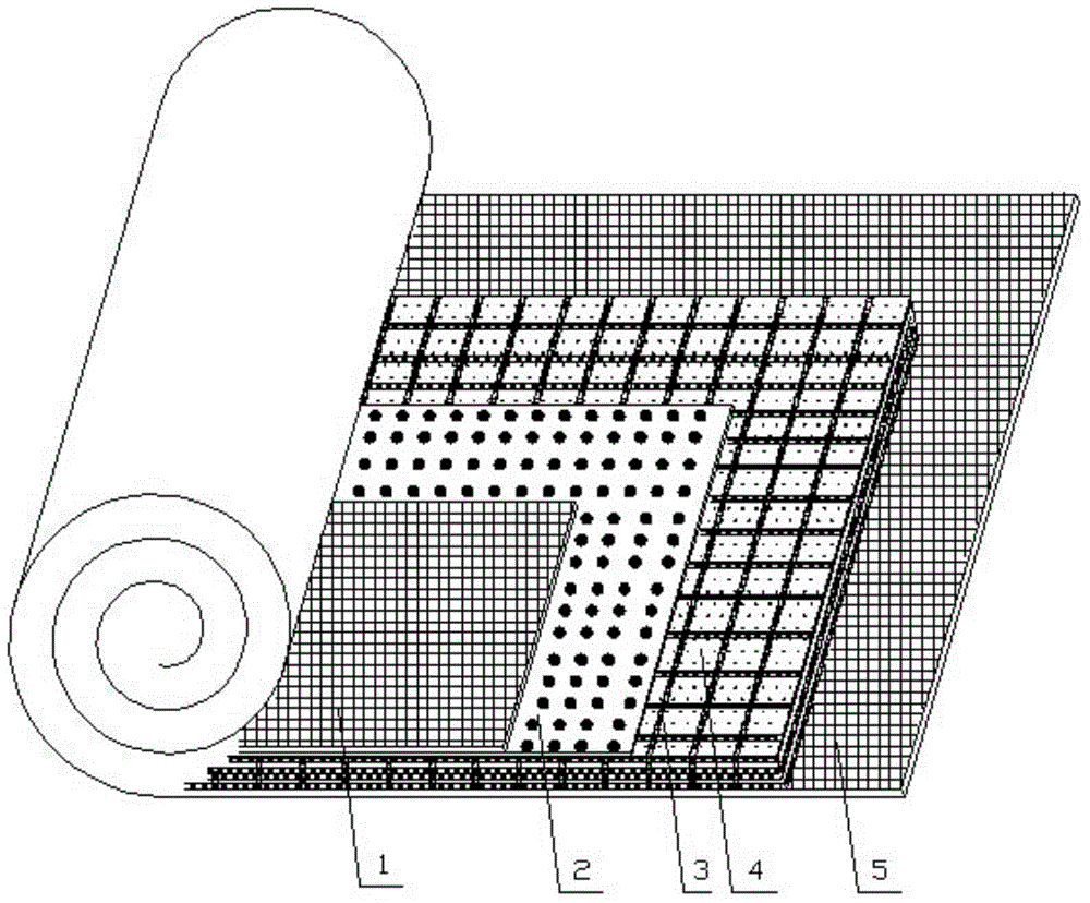 Plant-growing meshwork carpet for slope restoration and slope restoration method