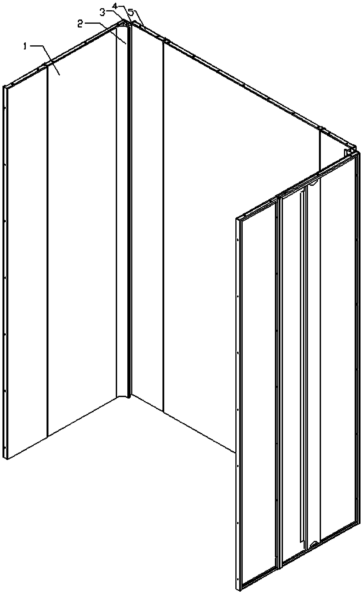 Arc car wall structure