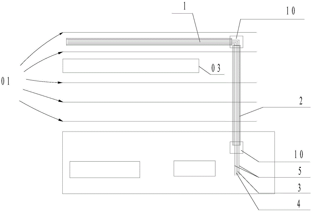 Insulation culvert pipe system and buried construction method between lines in railway station yard