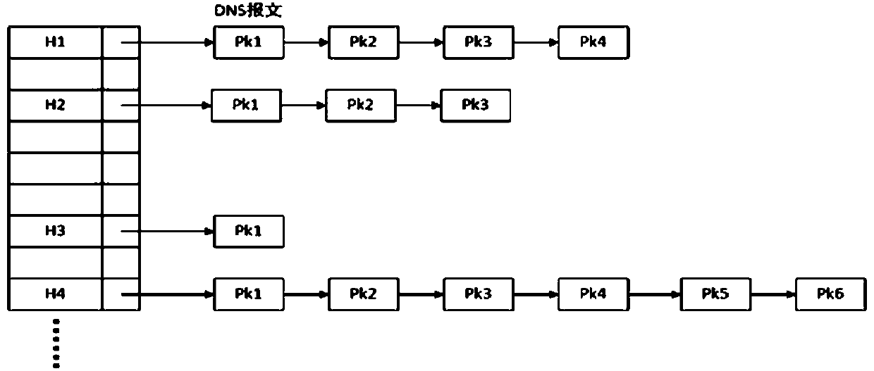 DNS (Domain Name System) tunnel Trojan detection method based on communication behavior analysis