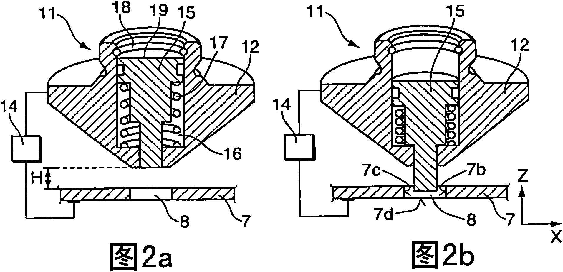 Devices and method for detecting the condition of an edge of a work piece