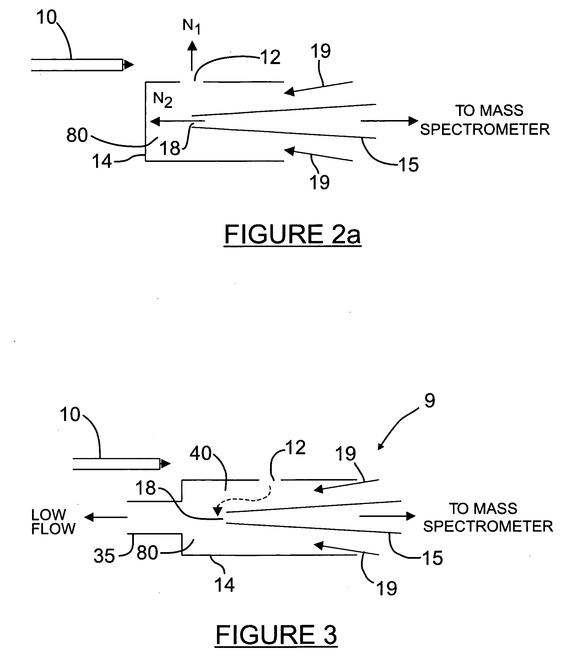 High sensitivity mass spectrometer interface for multiple ion sources