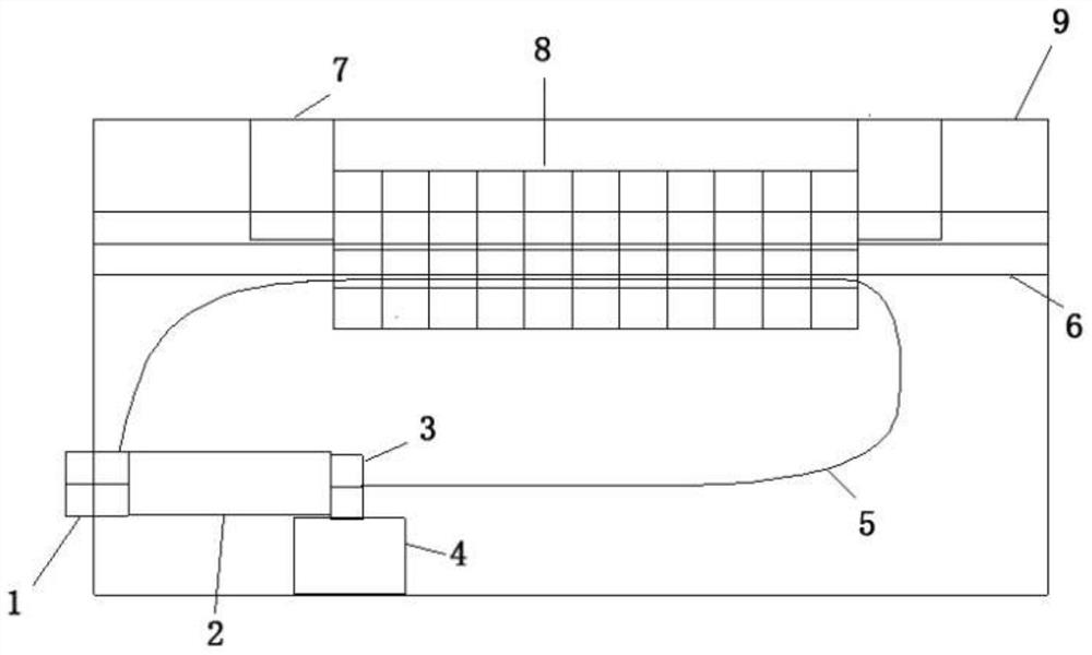 Inductive coupler for indirect injection of HEMP short pulse current source