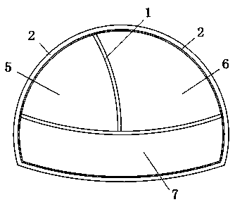 Prefabricated supporting pipe piece inverted 'T'-shaped excavation method and temporary supporting structure adopted by urban shallow buried large-section tunnel