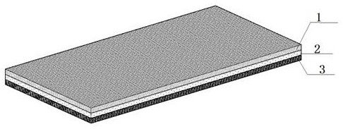 Multilayer structure ceramsite acoustic board for sound barrier and preparation method of multilayer structure ceramsite acoustic board