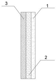 Multilayer structure ceramsite acoustic board for sound barrier and preparation method of multilayer structure ceramsite acoustic board