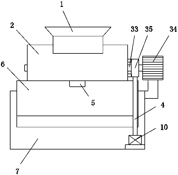 Gravel filtering device for coastal engineering construction