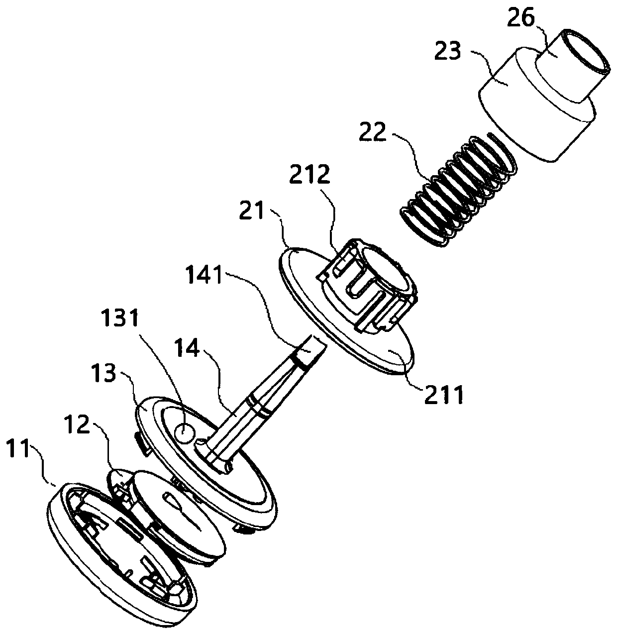 Detachable animal body temperature detection equipment and animal body temperature monitoring system