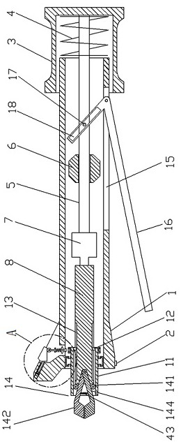 Steel bar binding device