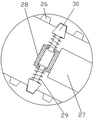 Steel bar binding device