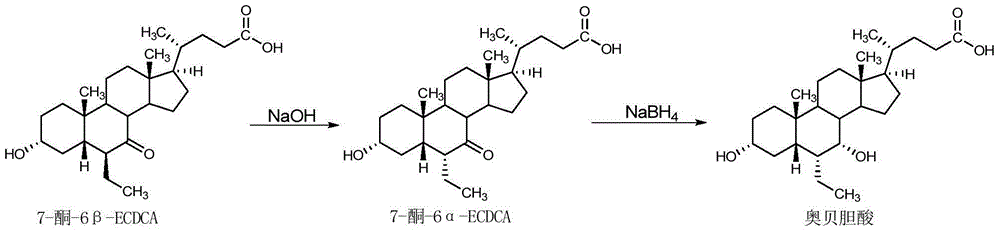 Novel application of 7-keto-6[beta]-alkyl cholanic acid derivative in preparation of obeticholic acid and in field of medicine