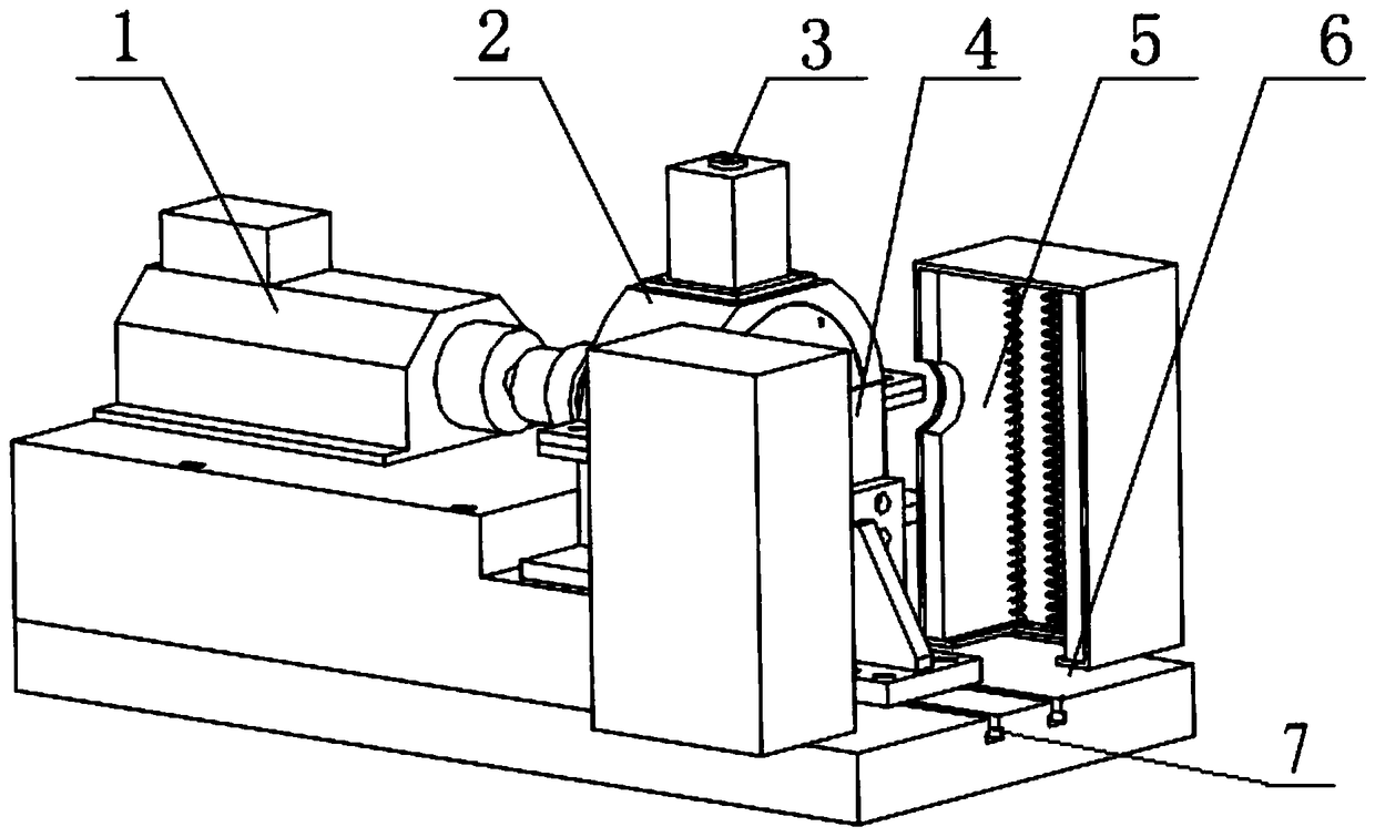 Airflow-thermo-mechanical coupling excitation test device