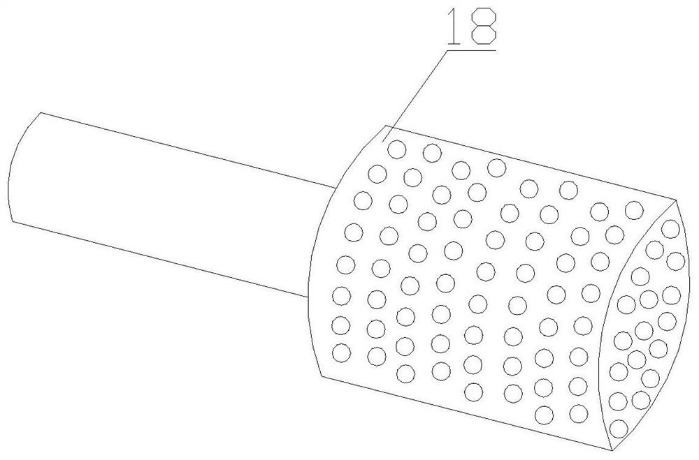 An oral foreign body adsorption device for clinical dental restoration