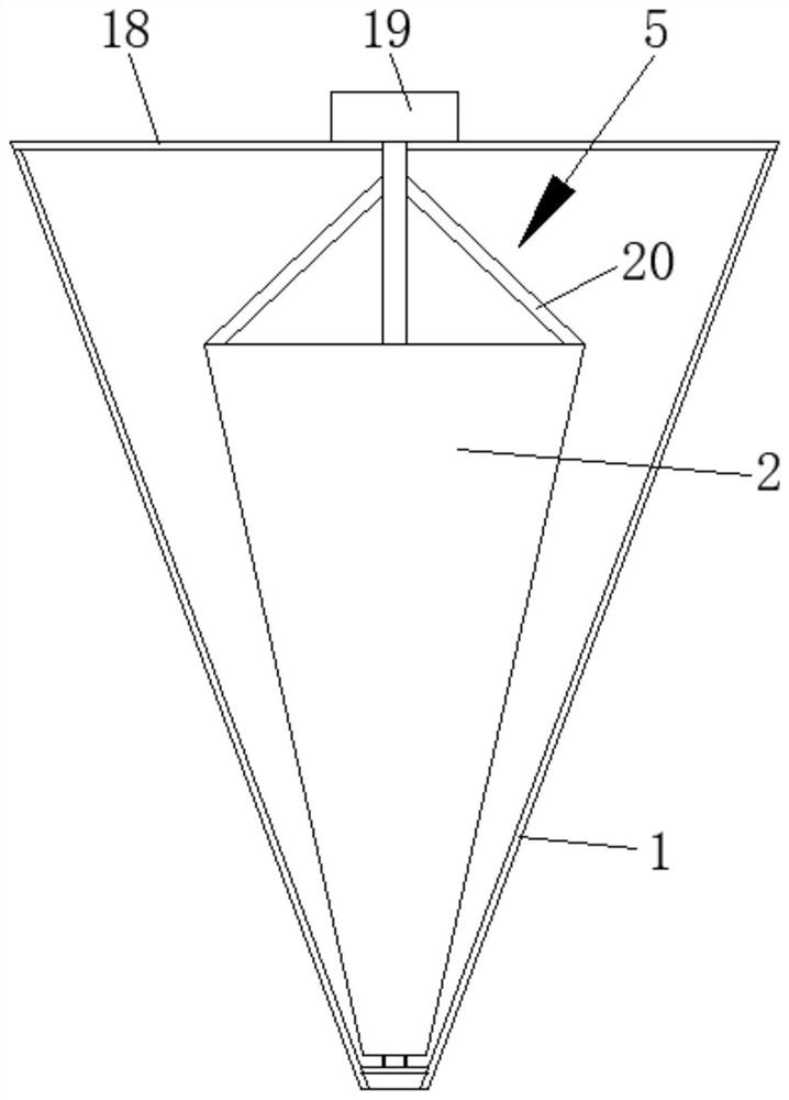 Repeated grinding and filtering equipment for chemical raw material production