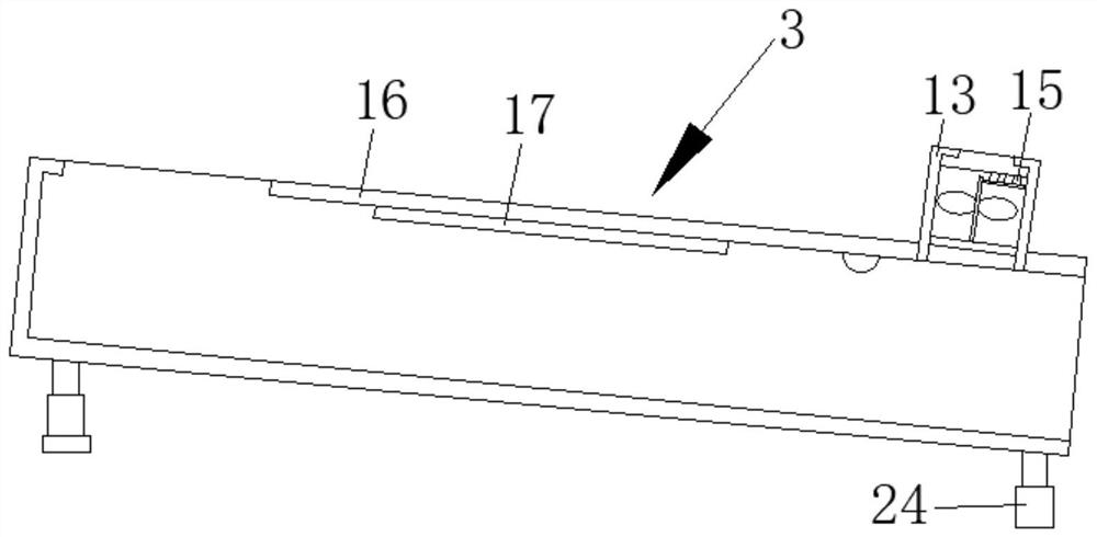 Repeated grinding and filtering equipment for chemical raw material production