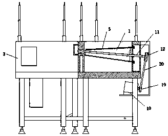 Turning conveyor for cargo transportation