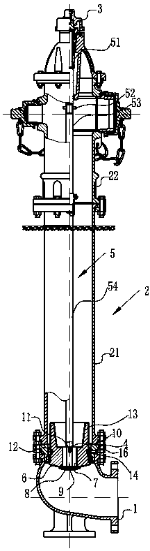 Low-torque linkage double-open fire hydrant