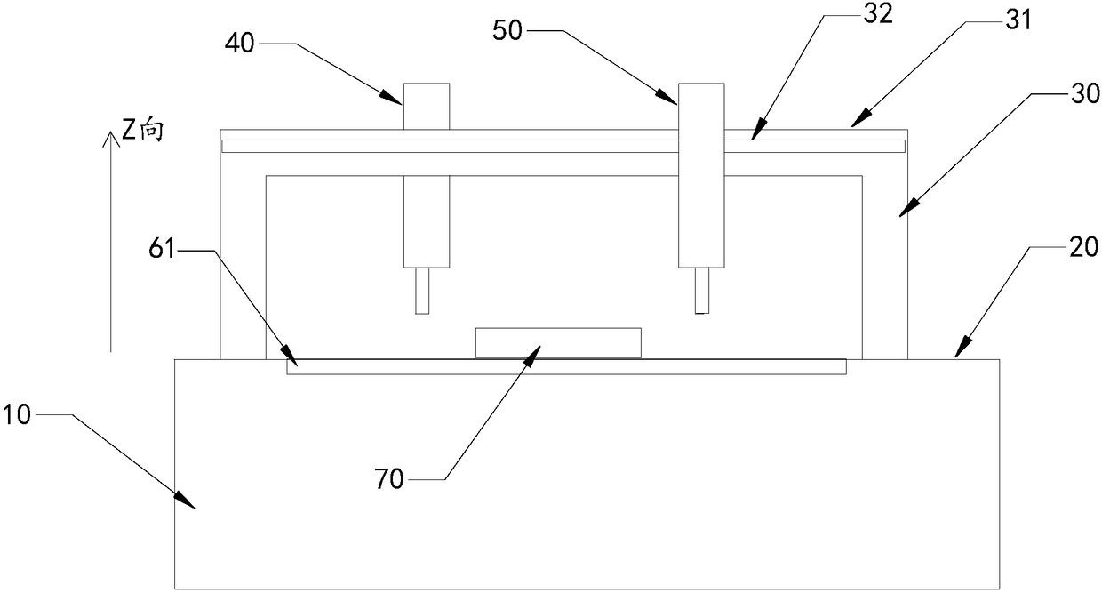 Longitudinal vibration type double-main-shaft wood polishing equipment