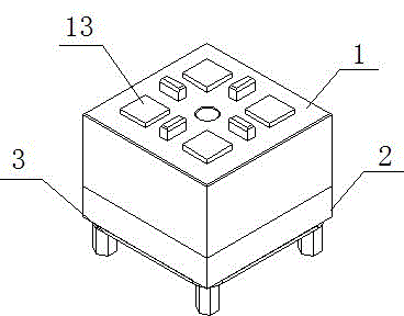 Fixing device for electrode batch processing