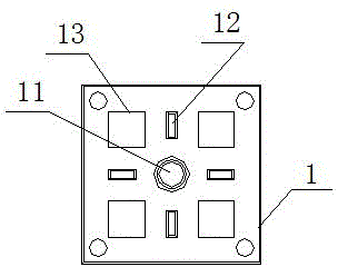 Fixing device for electrode batch processing