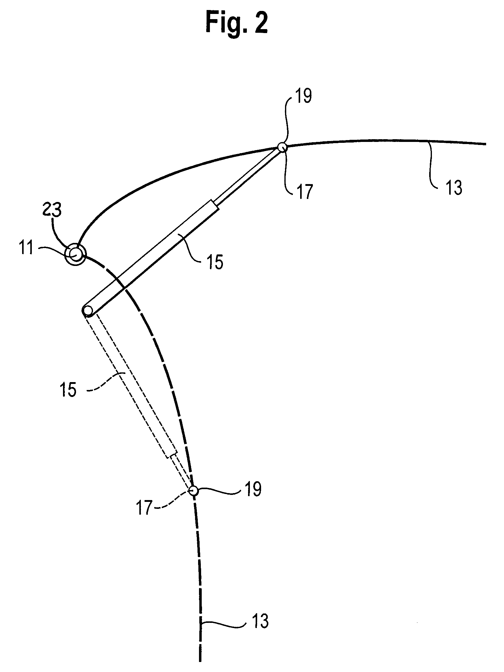 Actuation device for vehicle panel